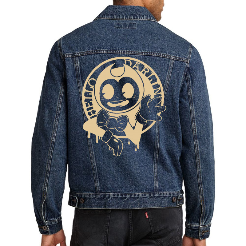 Hello Darlin Men Denim Jacket by MOON99 | Artistshot