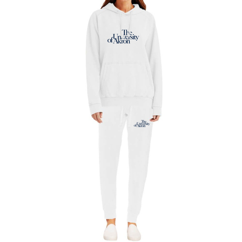 The University Of Akron Hoodie & Jogger set by Alex christin | Artistshot