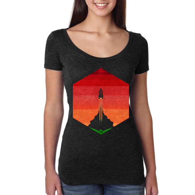 Into The Mars Exosphere Women's Triblend Scoop T-shirt by loveshop | Artistshot