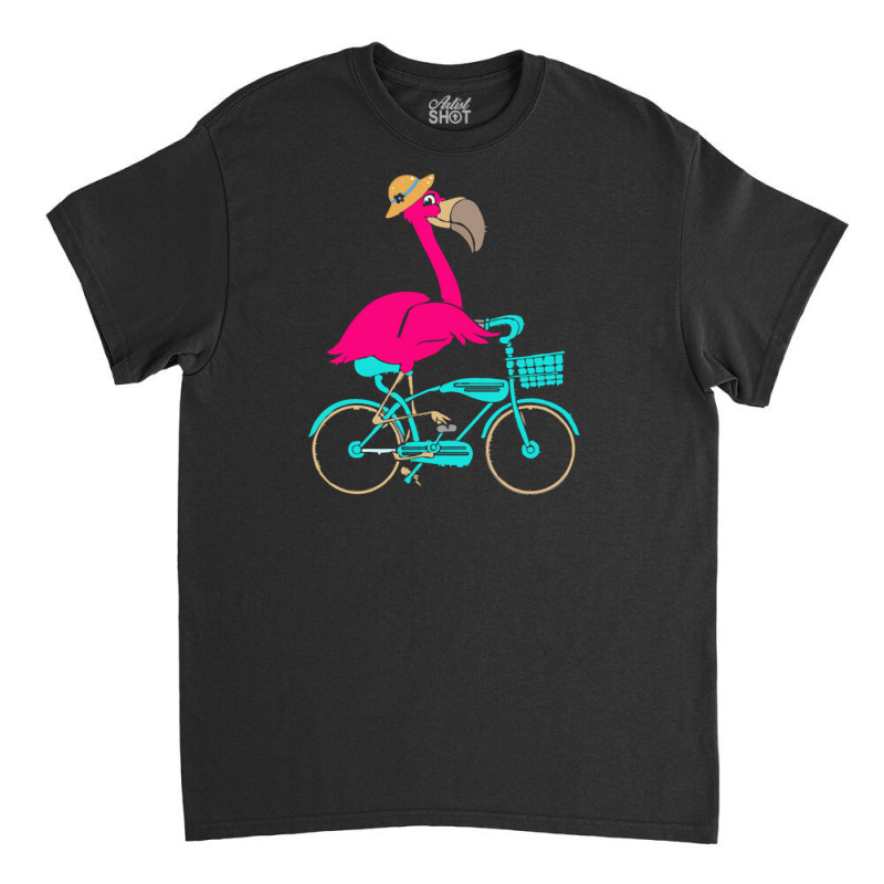 Flamingo T  Shirt I Make Cycling Look Flamazing Funny Flamingo T  Shir Classic T-shirt | Artistshot