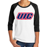 University Of Illinois Chicago, Uic, Chicago, Illinois, Merch Youth 3/4 Sleeve | Artistshot