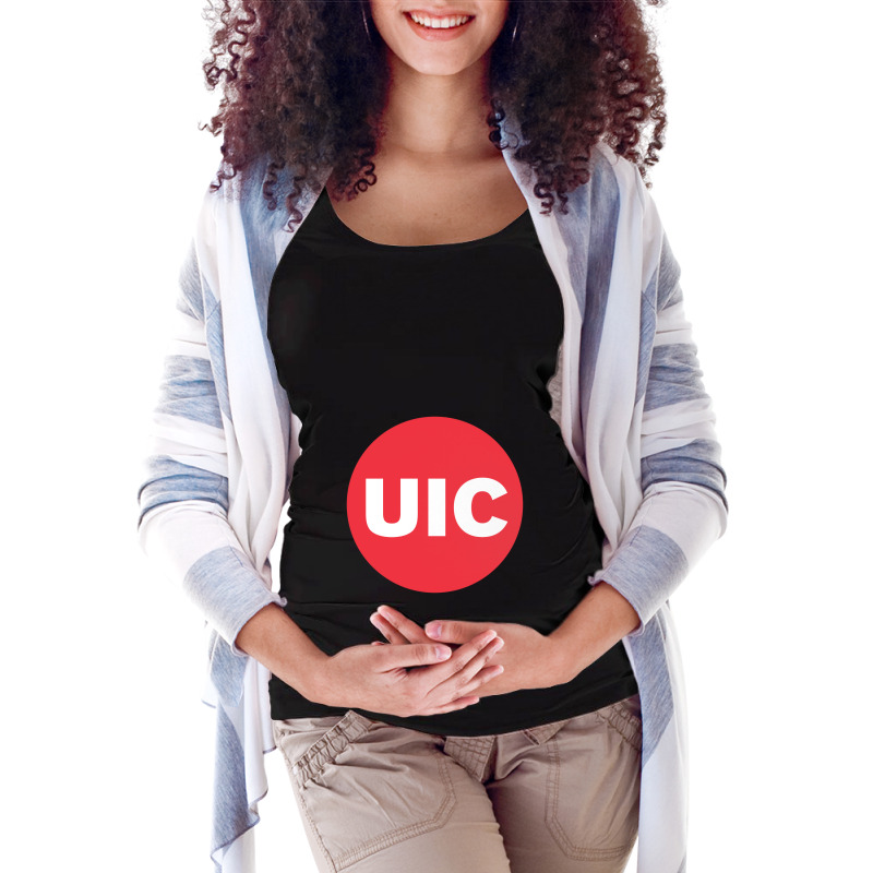 University Of Illinois Chicago, Uic, Chicago, Illinois, Maternity Scoop Neck T-shirt by samueltheodore663 | Artistshot