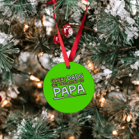 Great Dads Get Promoted To Papa Ornament | Artistshot
