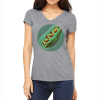 Hot Dog With Mustard And Ketc Women's V-neck T-shirt | Artistshot