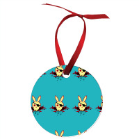 Bunny Skull And Crosscarrots Ornament | Artistshot