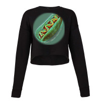 Hot Dog With Mustard And Ketc Cropped Sweater | Artistshot