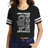 Combat Engineer Shirt I've Only Met About 3 Or 4 People Scorecard Crop Tee | Artistshot