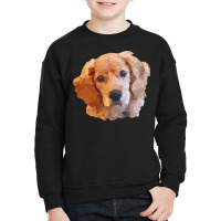 Cocker T  Shirt Cocker Spaniel Polygon Dog Owner T  Shirt Youth Sweatshirt | Artistshot