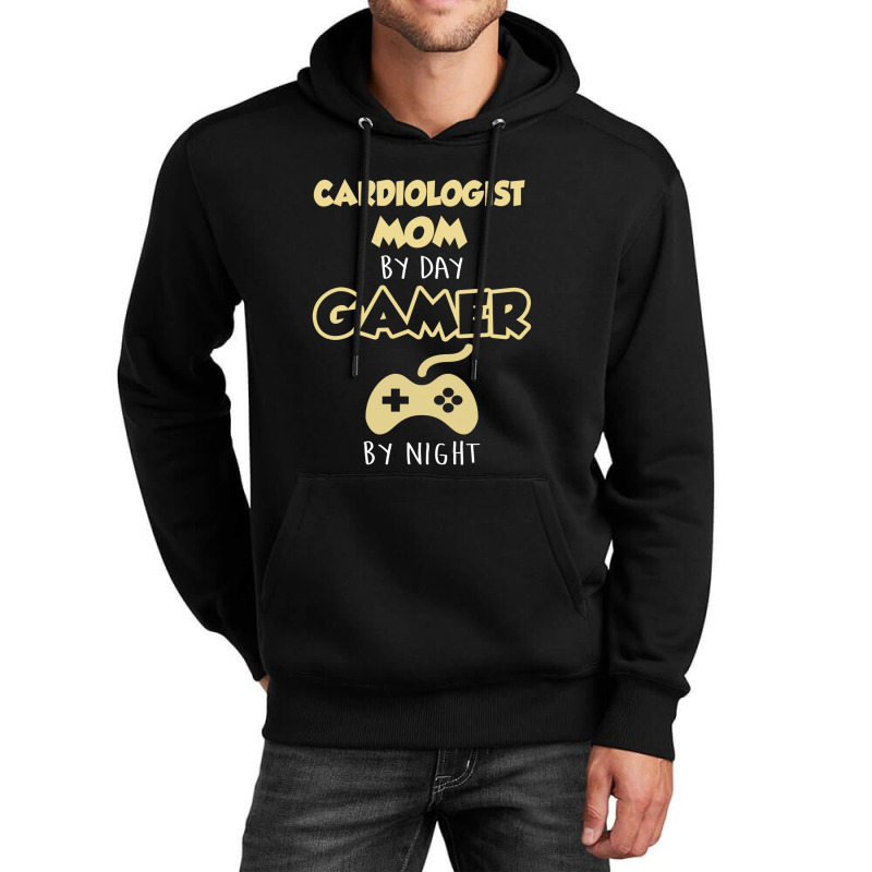 Cardiologist Mom By Day Gamer By Night. Mother's Day Gift Unisex Hoodie by thanchashop | Artistshot