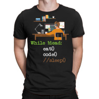 Eat Code Sleep   Computer Science Programmer Coding Coder T Shirt T-shirt | Artistshot