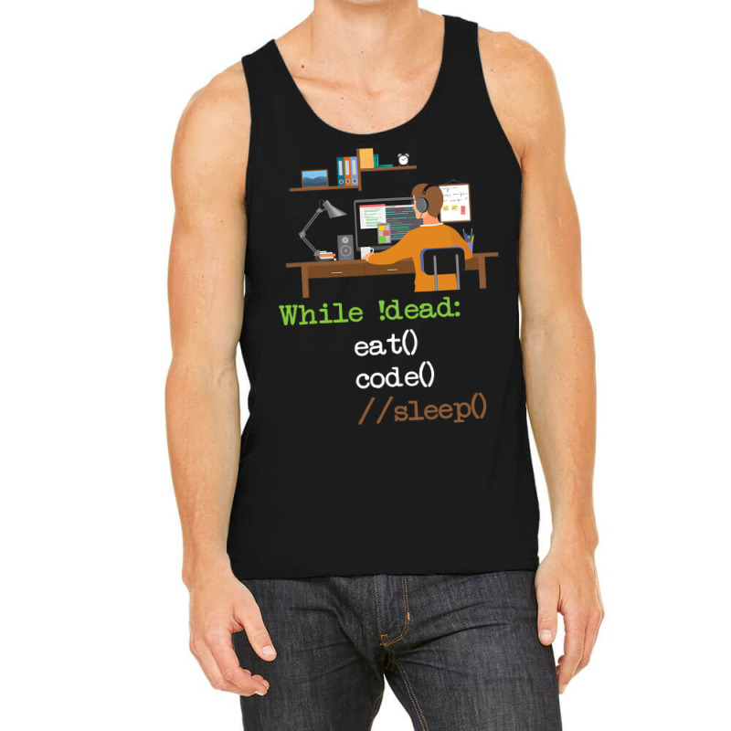 Eat Code Sleep   Computer Science Programmer Coding Coder T Shirt Tank Top | Artistshot