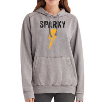 Electrician Funny Sparky Nickname Lightning Bolt Distressed T Shirt Vintage Hoodie | Artistshot