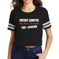 Patent Lawyer The Man, The Myth The Legend Scorecard Crop Tee | Artistshot