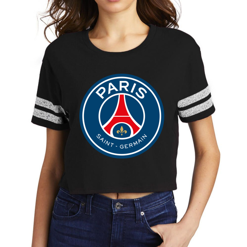 The-paris-saint-germain-merch Scorecard Crop Tee by shanzahi | Artistshot