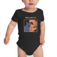 Freelancer Cat Baby Bodysuit | Artistshot