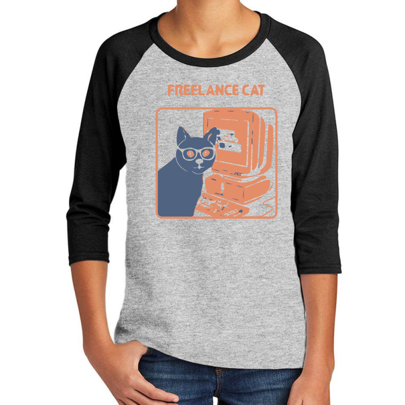 Freelancer Cat Youth 3/4 Sleeve by ton1 | Artistshot