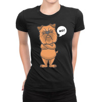 Petit Brabanon T  Shirt Brussels Griffon Bruxellois Dog Gift T  Shirt Ladies Fitted T-shirt | Artistshot