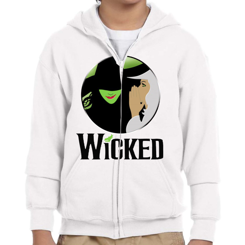 Custom Funny Broadway Musical Wicked Youth Zipper Hoodie By Romeo