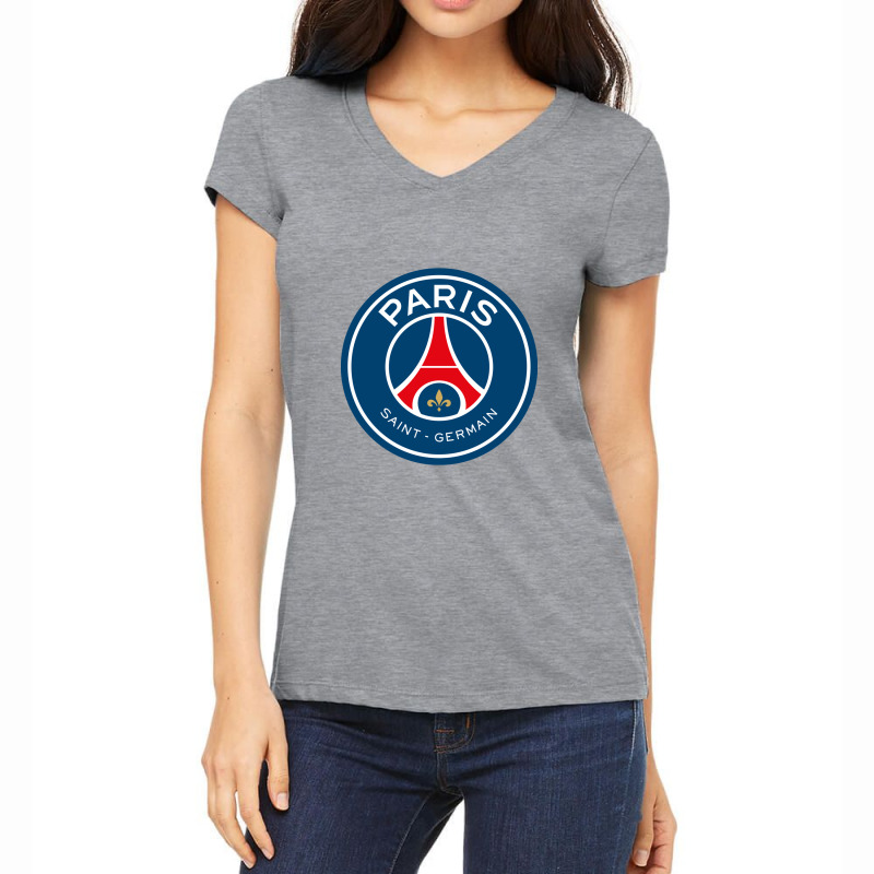 The-paris-saint-germain-merch Women's V-Neck T-Shirt by ainabzo | Artistshot