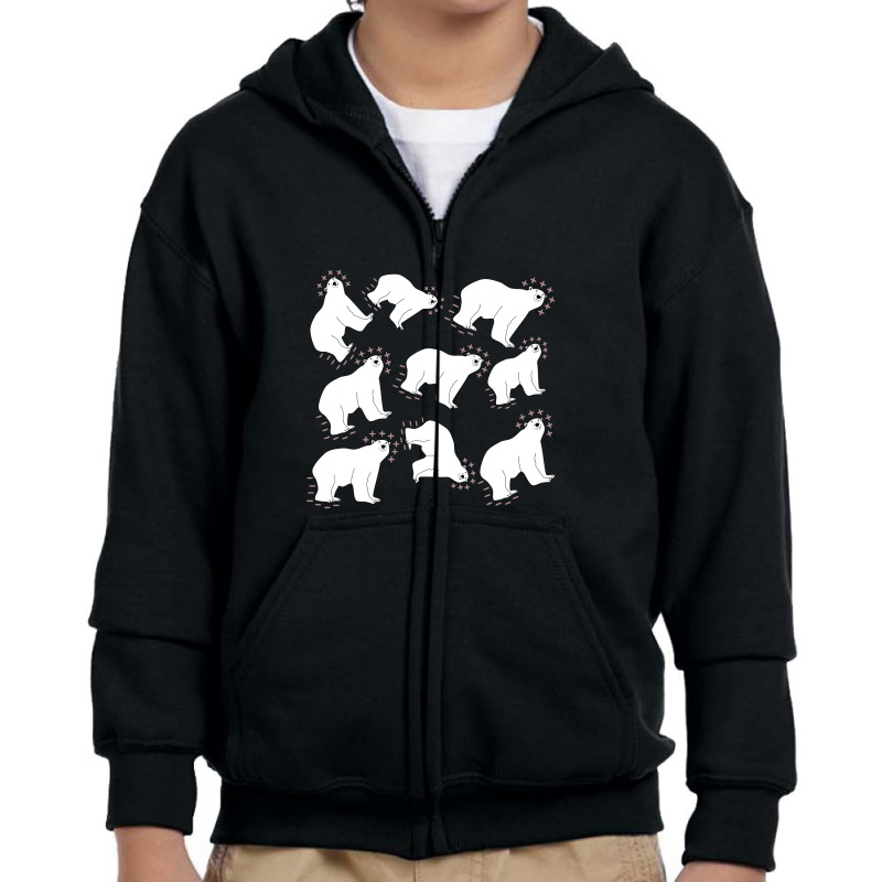 Polar Bears And Dipoles   Chemistry Youth Zipper Hoodie by selawe.duapuluhlima | Artistshot