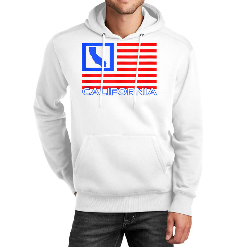 Patriotic California Republic Usa Flag Art Cali Local Map Tank Top Unisex Hoodie | Artistshot