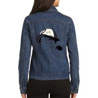 Telltale Games' The Walking Dead - Clementine Outline Ver. 1 Ladies Denim Jacket | Artistshot