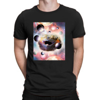 Space Galaxy Bearded Dragon Lizard Face T-shirt | Artistshot