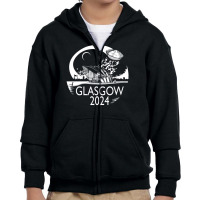 Landing Zone Glasgow Youth Zipper Hoodie | Artistshot