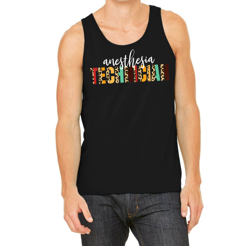 Anesthesia Technician Cheetah Print Anesthesia Technologist T Shirt Tank Top | Artistshot