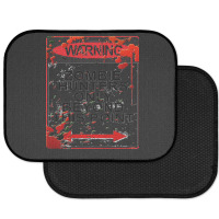 Warning Zombie-8yymf Rear Car Mat | Artistshot