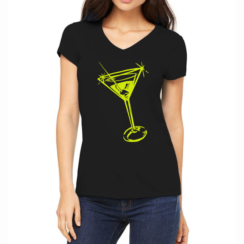 Espresso Martini Cocktail Women's V-Neck T-Shirt by BENTILDAJOHNSON | Artistshot