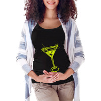 Espresso Martini Cocktail Maternity Scoop Neck T-shirt | Artistshot