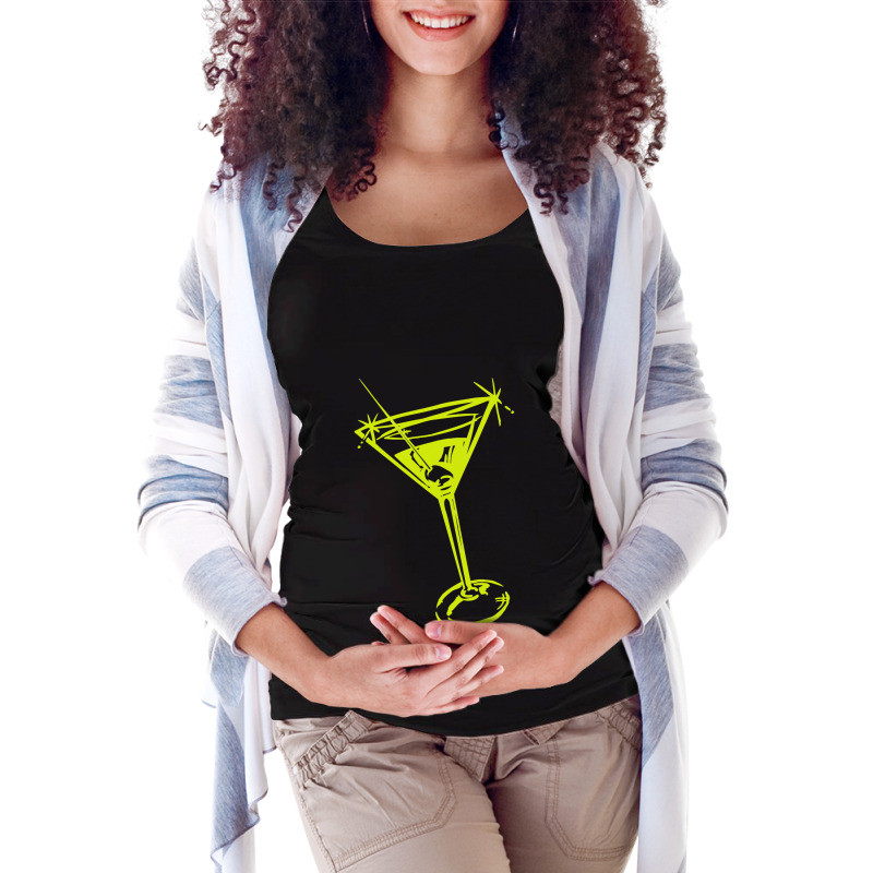 Espresso Martini Cocktail Maternity Scoop Neck T-shirt by BENTILDAJOHNSON | Artistshot