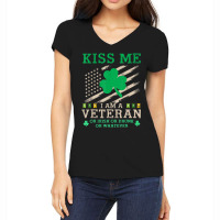 Usa Veteran St Patricks Day Fun Us Flag Women's V-neck T-shirt | Artistshot