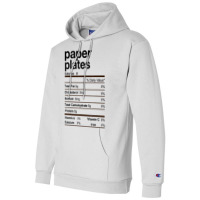 Paper Plates Nutrition Facts Thanksgiving Christmas Gift T Shirt Champion Hoodie | Artistshot