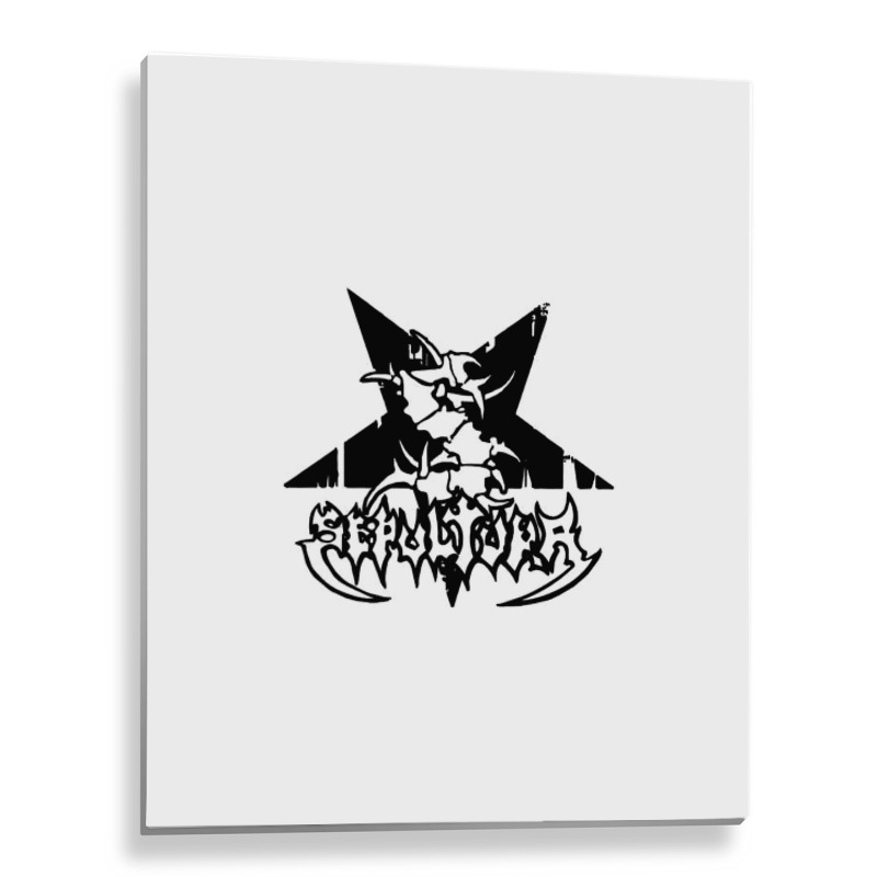 Black Sepultura Metal Print Vertical | Artistshot