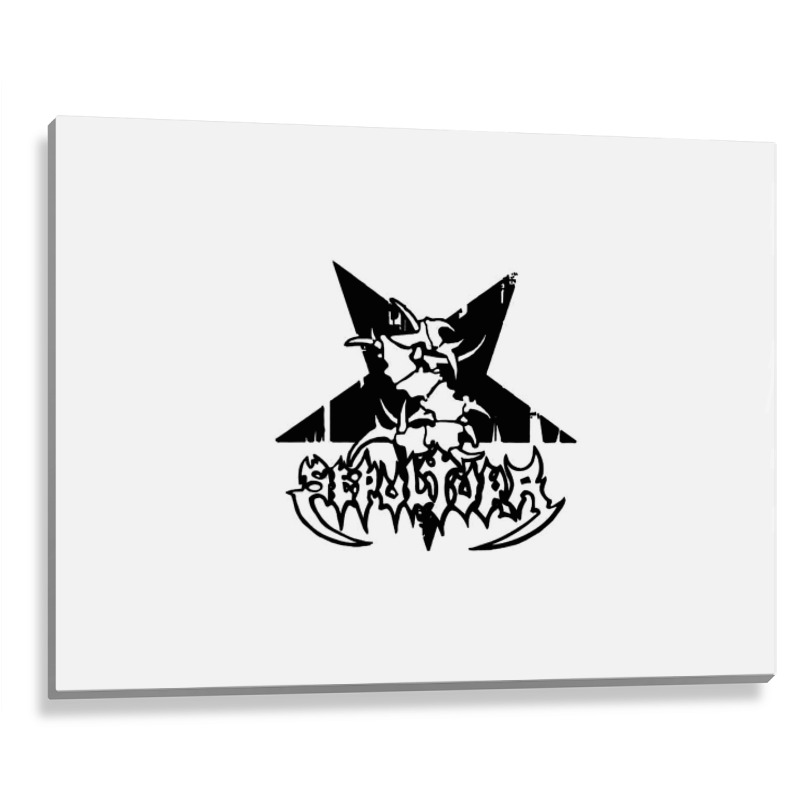 Black Sepultura Metal Print Horizontal | Artistshot