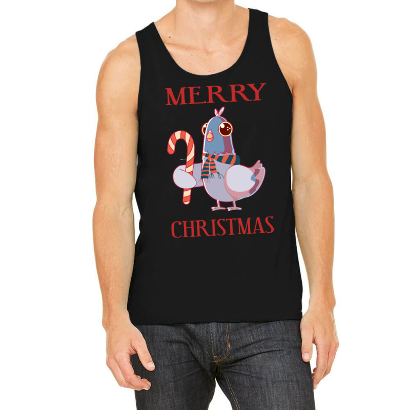 Christmas Pigeon Tank Top | Artistshot