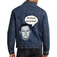 Sit Down Boofhead Men Denim Jacket | Artistshot