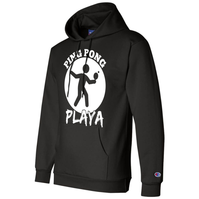 Ping Pong Playa Funny Table Tennis Design Champion Hoodie by EdieTiffany | Artistshot