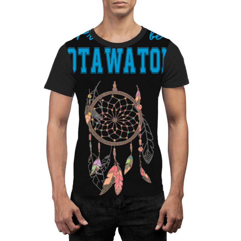 Native American Potawatomi Five Feathers Graphic T-shirt by CherylBrandy | Artistshot