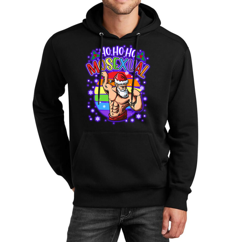 Ho Ho Ho Mosexual Gay Santa Unisex Hoodie | Artistshot