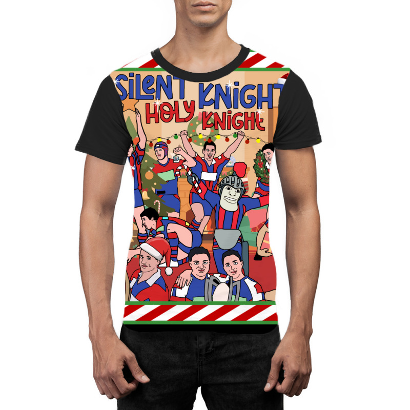 Newcastle Knights   Christmas   Silent Knight Graphic T-shirt | Artistshot