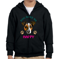 Dog Lover Gift Retro Dachshund Sausage Dog Youth Zipper Hoodie | Artistshot