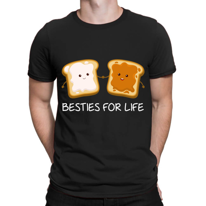 Besties Peanut Butter And Marshmallow Fluffernutter Product T-shirt | Artistshot