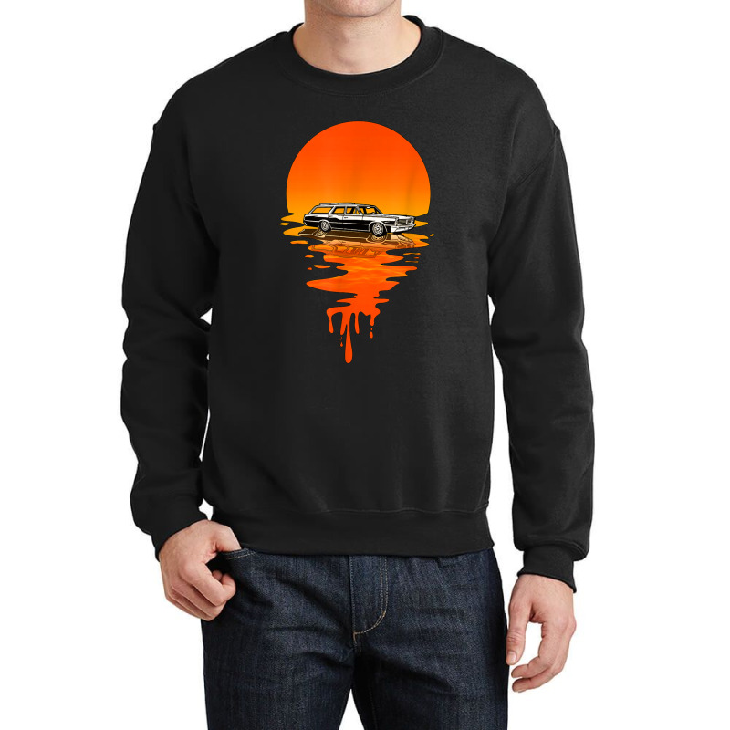 Vintage Retro Style Station Wagon Crewneck Sweatshirt by JudithPlagmann | Artistshot