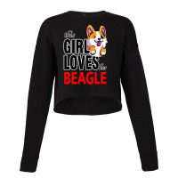 This Girl Loves Her Beagle Cropped Sweater | Artistshot