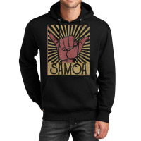 Vintage Shaka Samoa Samoan Beach Sunset Surfer Unisex Hoodie | Artistshot