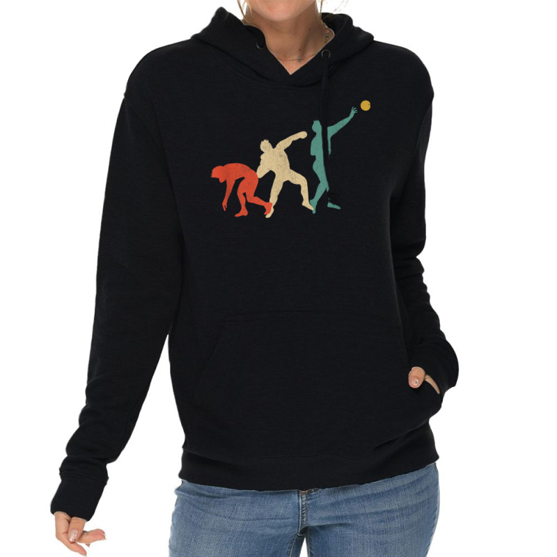 Vintage Short Putter Track And Field Retro Shot Put Lightweight Hoodie | Artistshot