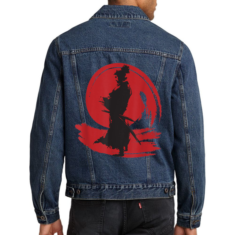 Miyamoto Musashi Samurai Bushido Warrior Wisdom Men Denim Jacket by GayeLaver | Artistshot